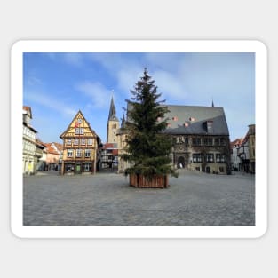 Quedlinburg, market Sticker